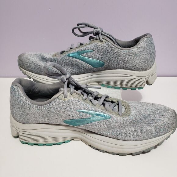 Brooks Anthem Gray Teal Women's Sneakers Sz 9.5 - Picture 2 of 10